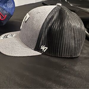 47 Brand Two-Tone Gray and Black Cap
